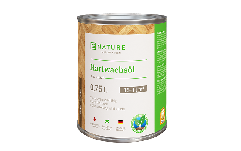 Gnature Масло с твердым воском 255 для деревянных полов Hartwachsöl - фото - 1